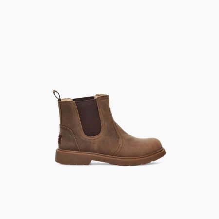 UGG Bolden Weather Light Brown Chelsea Boots for Kids (YIWP20687)